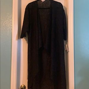 Black lace LuLaRoe Shirley Kimono
